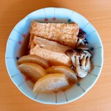 大根としめじと厚揚げの煮物